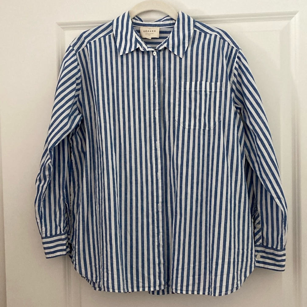 Sezane Max Shirt - FR36 - oversized S